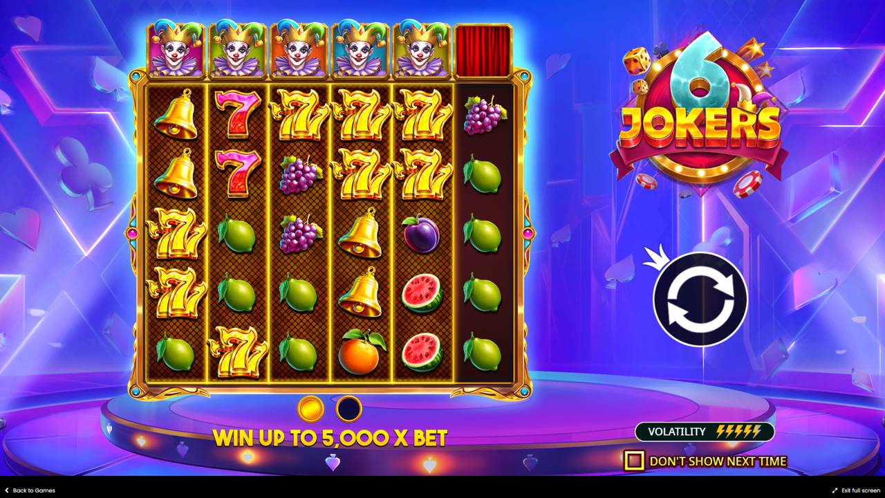 6 Jokers (Pragmatic Play) Image 1